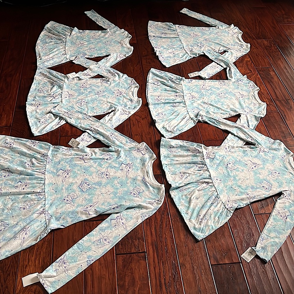 NWT 6 Star Wars Baby Yoda Dresses, Great for Resellers!